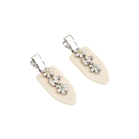 Metal Floret Hair Clips 2 Pack Zinc Alloy Rhinestone Hair Accessories main image 4